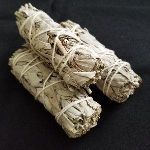 Clear Your Space and Enhance Your Meditation with 3 White Sage Smudge Sticks